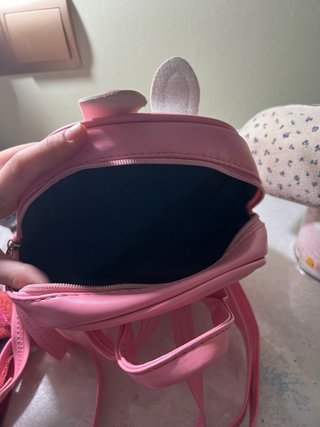 Mochila conejito rosa