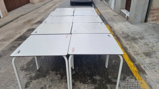 Lote 10 Mesas + 40 Sillas Terraza Victoria