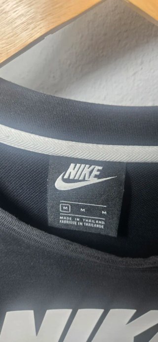 Sudadera Nike Negra Logo Grande
