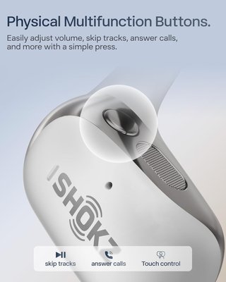 SHOKZ OpenFit 2+ auriculares bluetooth resistentes