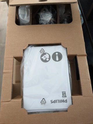 Cafetera Philips 5500 LatteGo Gris y Negra
