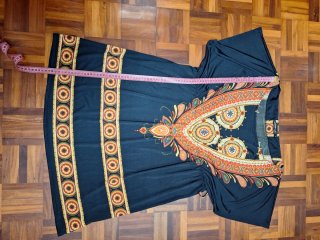 Vestido Christian Lay Estampado Étnico Talla XXL