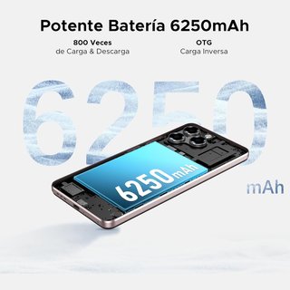 - Smartphone Android 15 batería grande oro