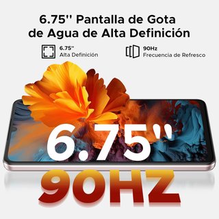 - Smartphone Android 15 batería grande oro