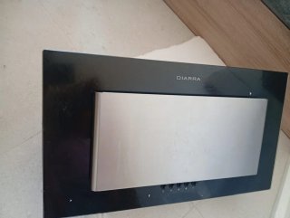 Campana extractora CIARRA negra y plateada