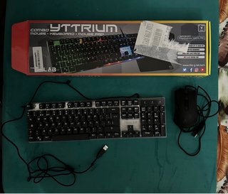 Teclado y Ratón G-LAB YTTRIUM RGB
