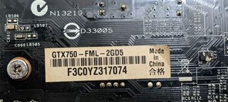 Nvidia Geforce GTX 750 2GB ASUS "No Funciona"