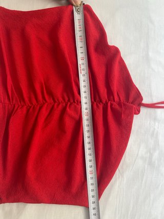 Top halter Pull&Bear rojo talla M