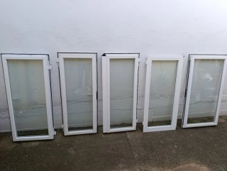 7 Hojas de Ventana Aluminio sin Marco