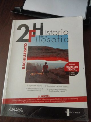 Historia de la Filosofía, 2 Bachillerato, A tu ...