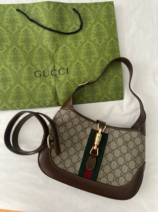 Bolso Gucci Jackie 1961 Beige y Marrón