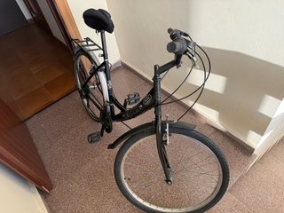 Bicicleta de Ciudad Negra Talla L