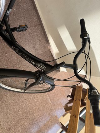 Bicicleta de Ciudad Negra Talla L