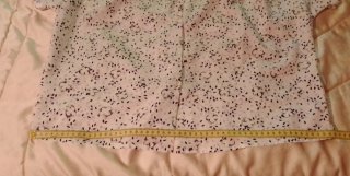 Blusa manga corta estampada.  Vintage