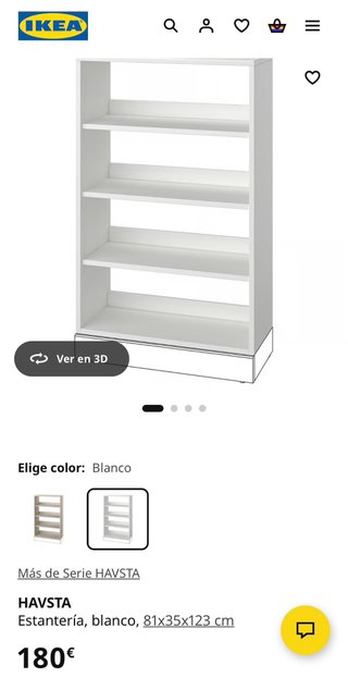Estantería IKEA HAVSTA Blanca