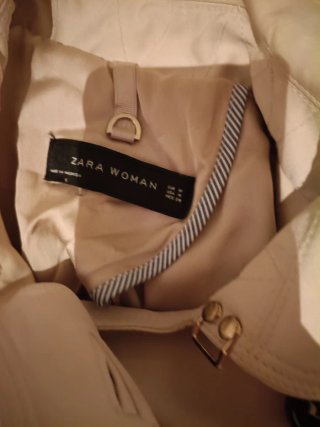 Gabardina Beige Mujer