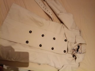 Gabardina Beige Mujer