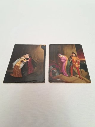 Placas porcelana pintada S.XIX