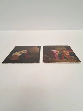 Placas porcelana pintada S.XIX