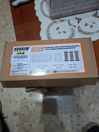Kit prototipado HUAREW Solderless Breadboard