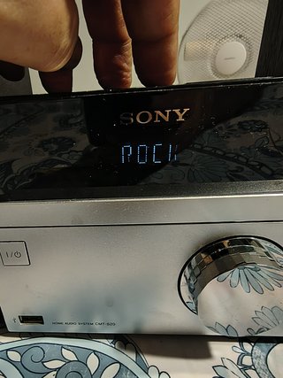 Mini Cadena Sony Negra con CD