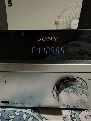 Mini Cadena Sony Negra con CD