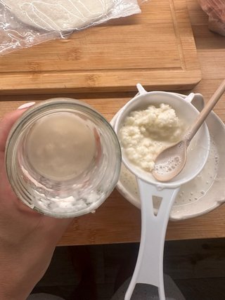 Frasco de cristal para kéfir