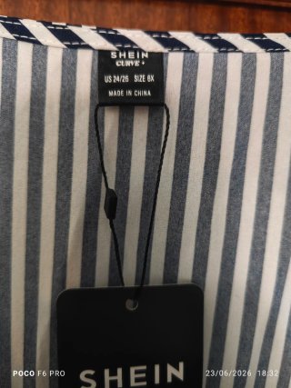 Vestido Verano SHEIN Talla Grande 4XL
