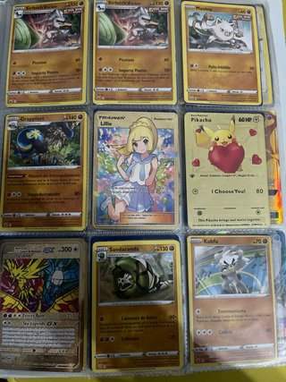 Álbum Cartas Pokémon Sol y Luna