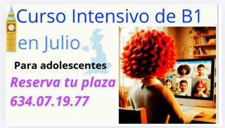 Curso Intensivo B1 (Online). Profesora titulada.