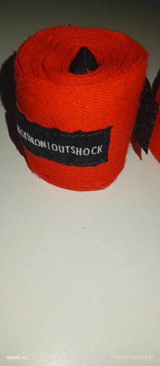 Vendas Boxeo Decathlon Outshock Rojas