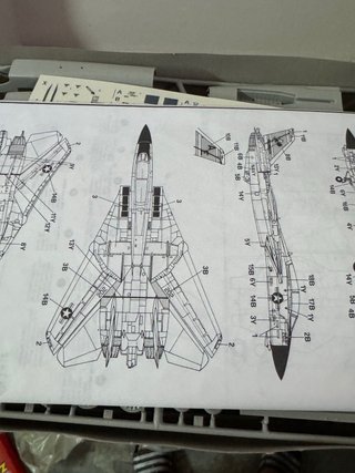Modellino Italeri F-14A Tomcat Plus 1:48