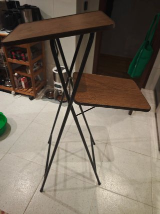 Mesa proyector 2 alturas, estilo vintage