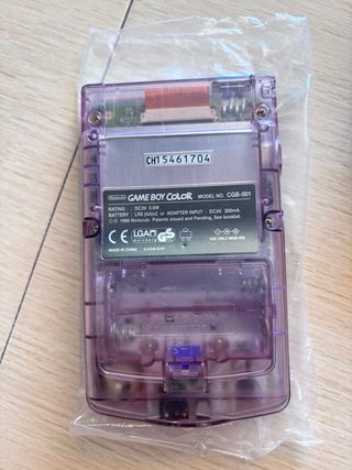 Nintendo Game Boy Color Morada Transparente