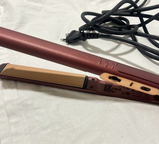 Plancha de pelo BaByliss rosa y dorado