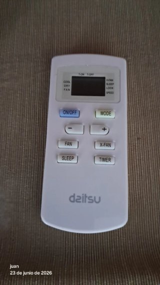 Mando Daitsu YAW1F1 Aire Acondicionado