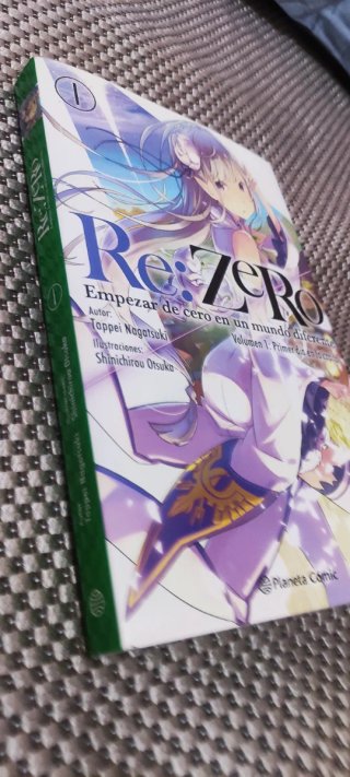 Re:zero 1 novela en español planeta cómic