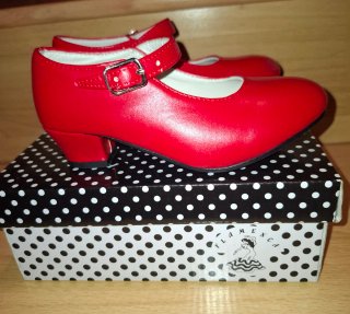 Zapatos Flamenco Niña Talla 29. Solo 1 vez usados