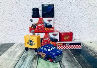 Pack 4 Mini Racers Cars Disney Pixar