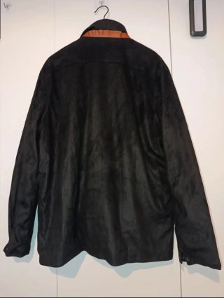 Abrigo doble cierre marrón y oscuro Talla L