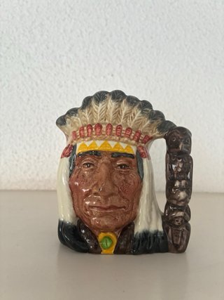 Jarra Jefe Indio Americano