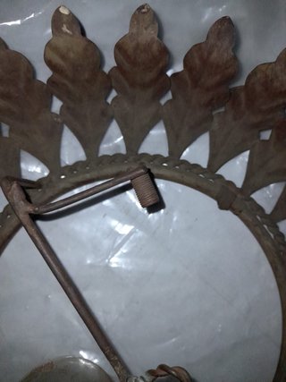 Lámpara de techo antigua circular