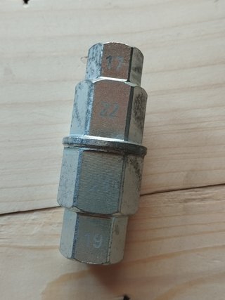 Llave de rueda hexagonal moto 17-19-22-24mm