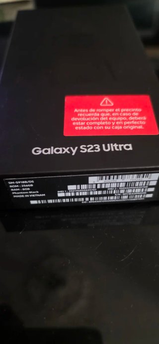 Samsung Galaxy S23 Ultra pantalla delantera rota