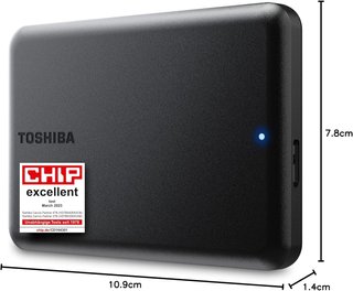 Toshiba Canvio Partner disco duro 2TB USB 3.2