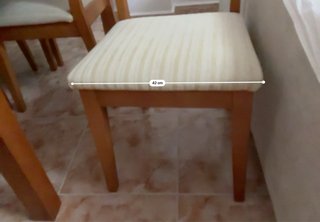 Mesa Comedor Cristal y Madera + 6 Sillas