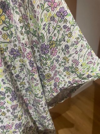 Camiseta floral multicolor