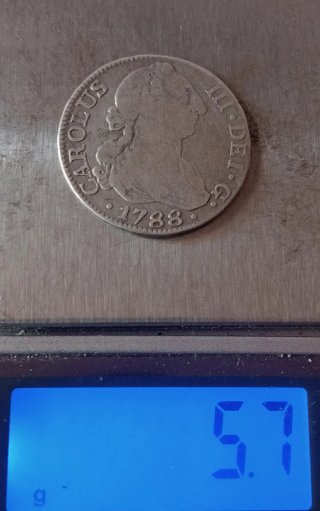 2 Reales Carlos III 1788 Plata