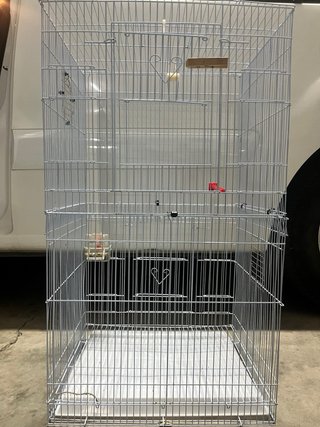 Jaula grande para cotorras, loros, canarios