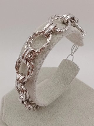 Bracciale catena maglie torchon argento 925
